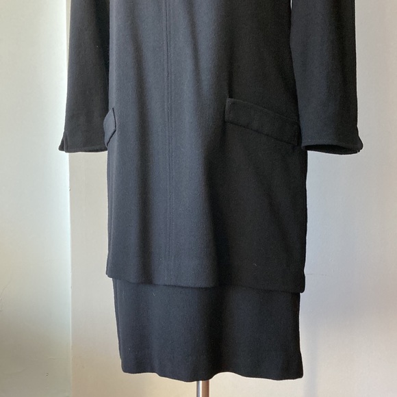 Vintage black wool Town & County - Picture 5 of 12